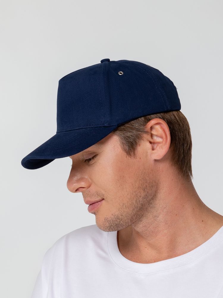 Бейсболка Standard, темно-синяя — изображение 4