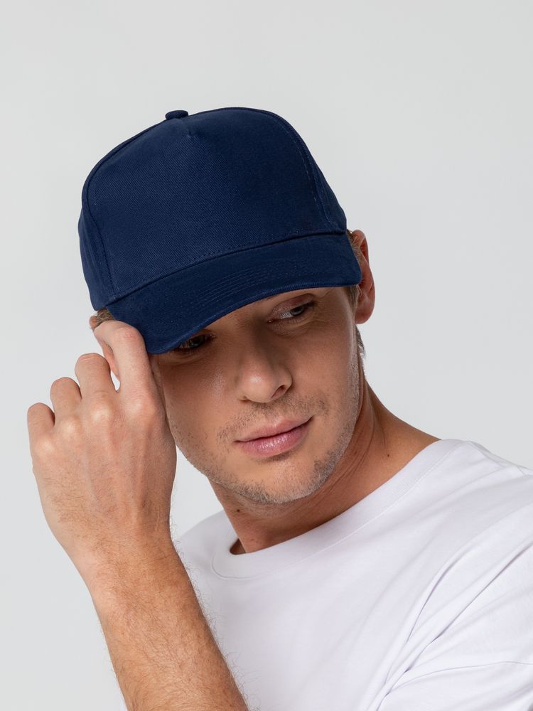 Бейсболка Standard, темно-синяя — изображение 5