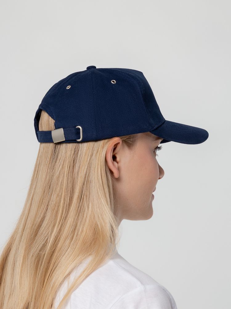 Бейсболка Standard, темно-синяя — изображение 8