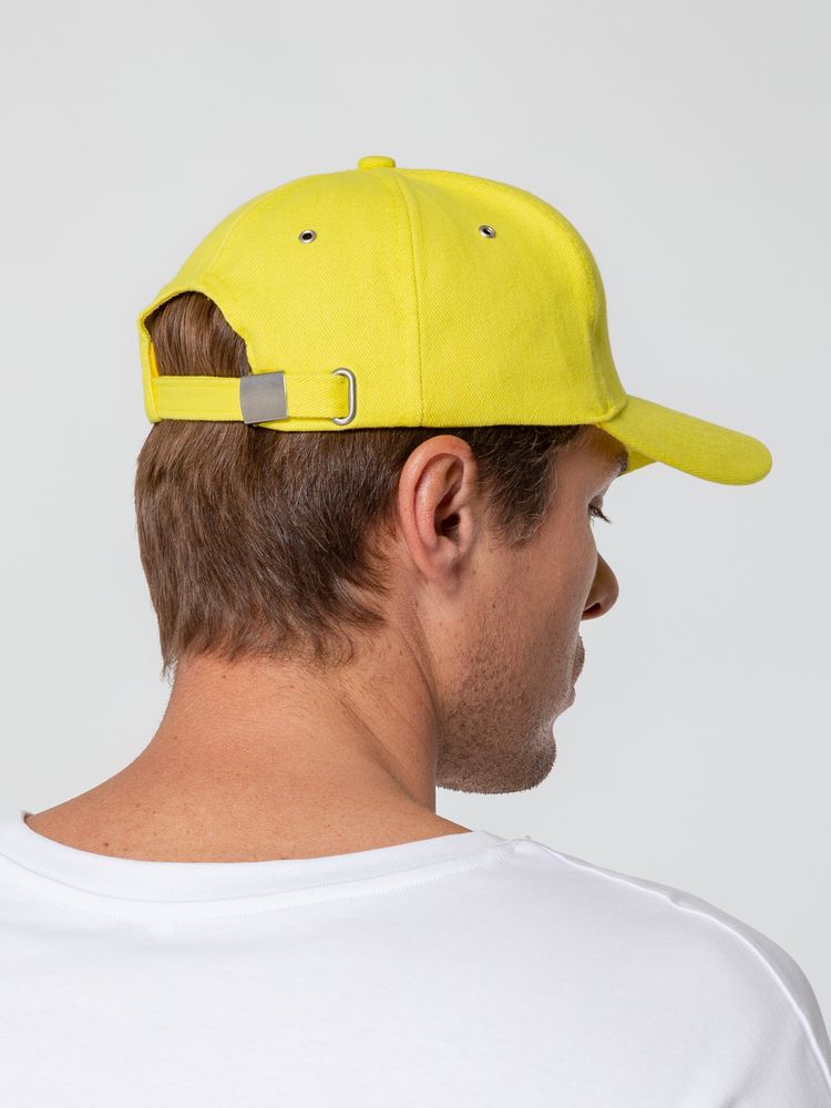 Бейсболка Standard, желтая (лимонная) — изображение 6