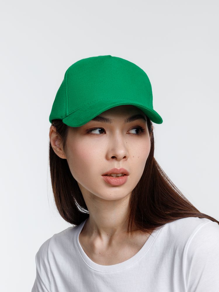 Бейсболка Standard, зеленая — изображение 7