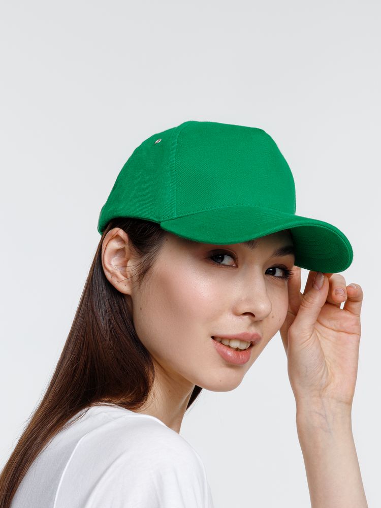 Бейсболка Standard, зеленая — изображение 8