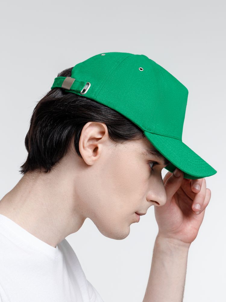 Бейсболка Standard, зеленая — изображение 5