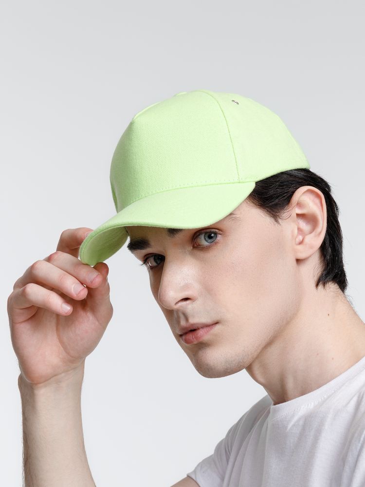 Бейсболка Standard, светло-зеленая — изображение 4
