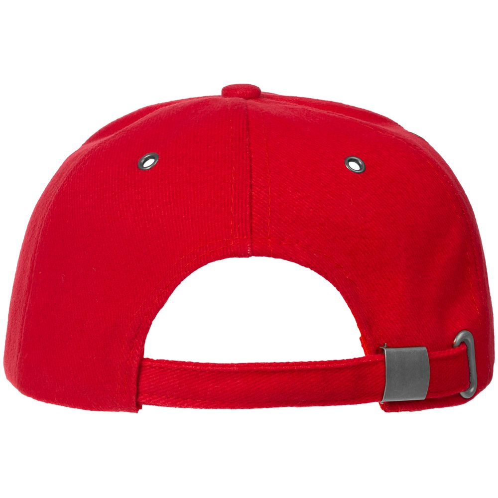 Бейсболка Classic, красная с белым кантом — изображение 3