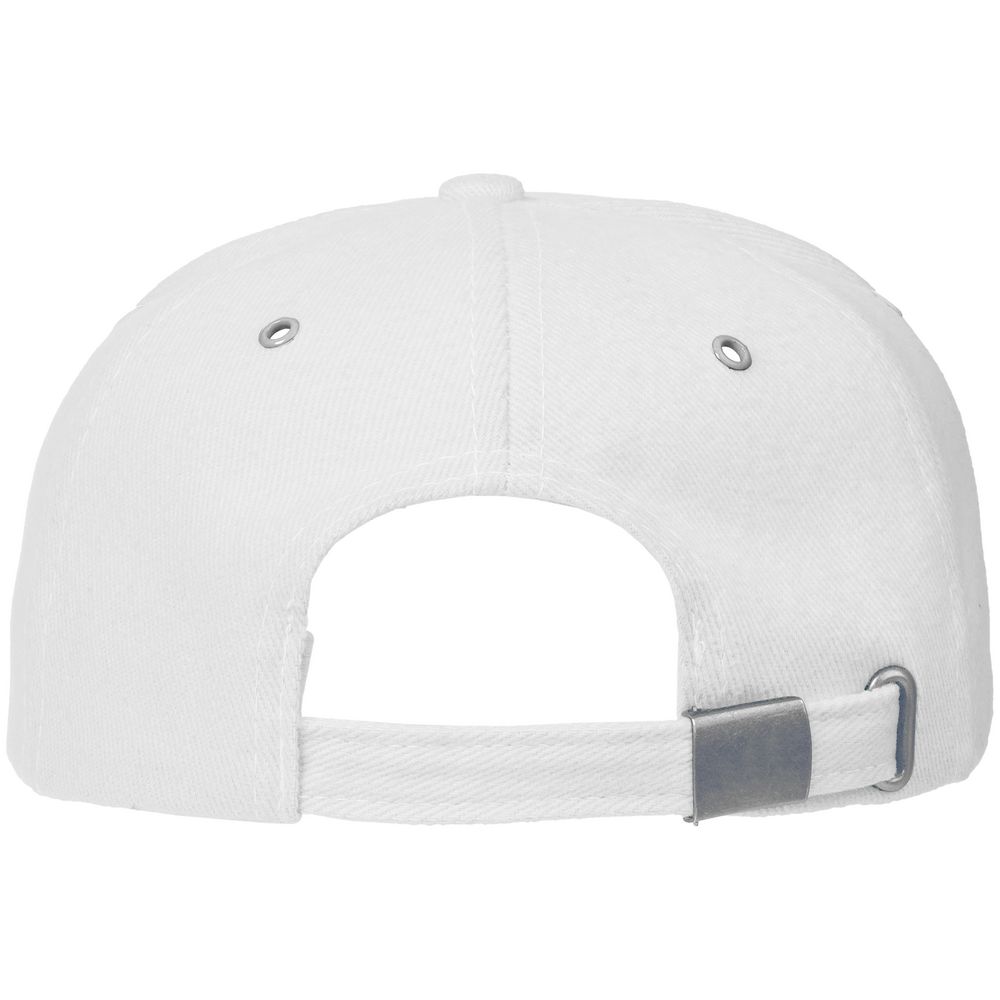 Бейсболка Classic, белая с темно-синим кантом — изображение 3