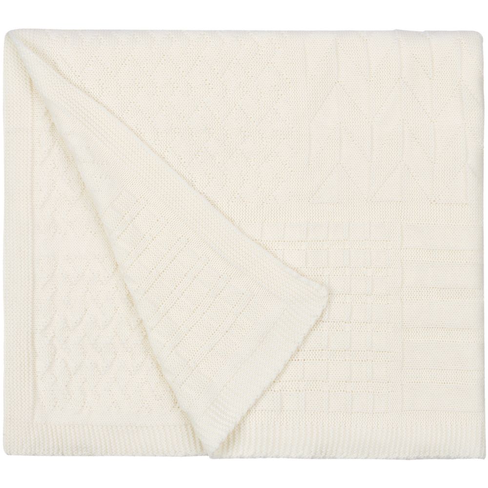 Плед Snippet, молочно-белый — изображение 3