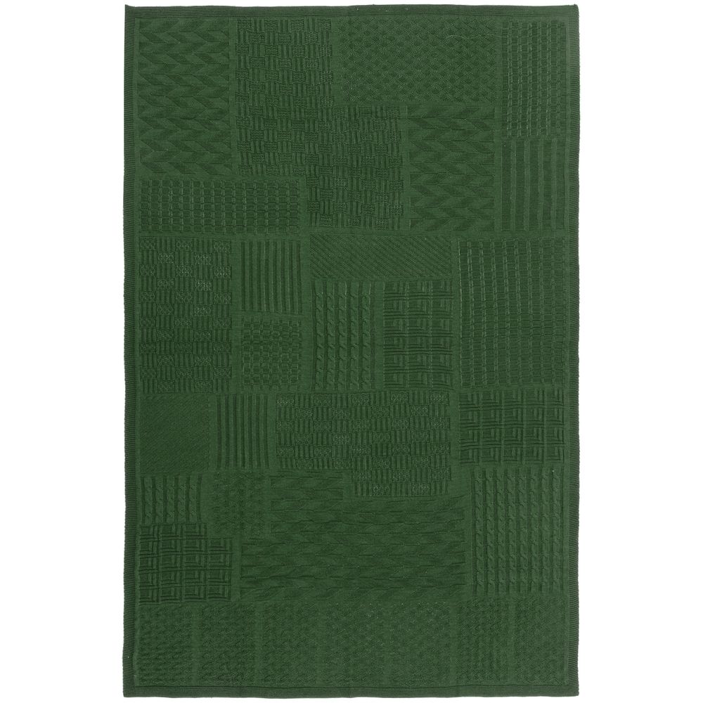 Плед Snippet, темно-зеленый — изображение 2