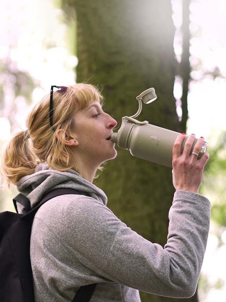 Термобутылка Fujisan XL 2.0, серая — изображение 13