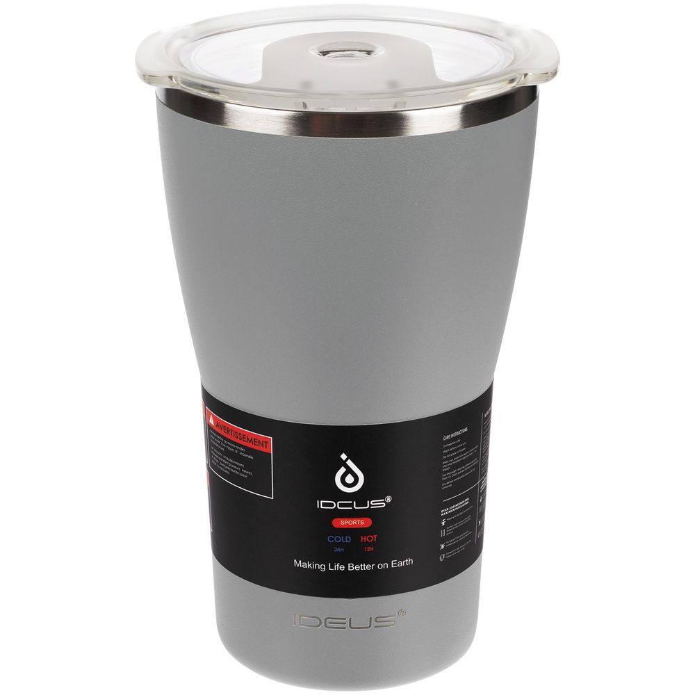 Термостакан Sapporo, серый — изображение 9