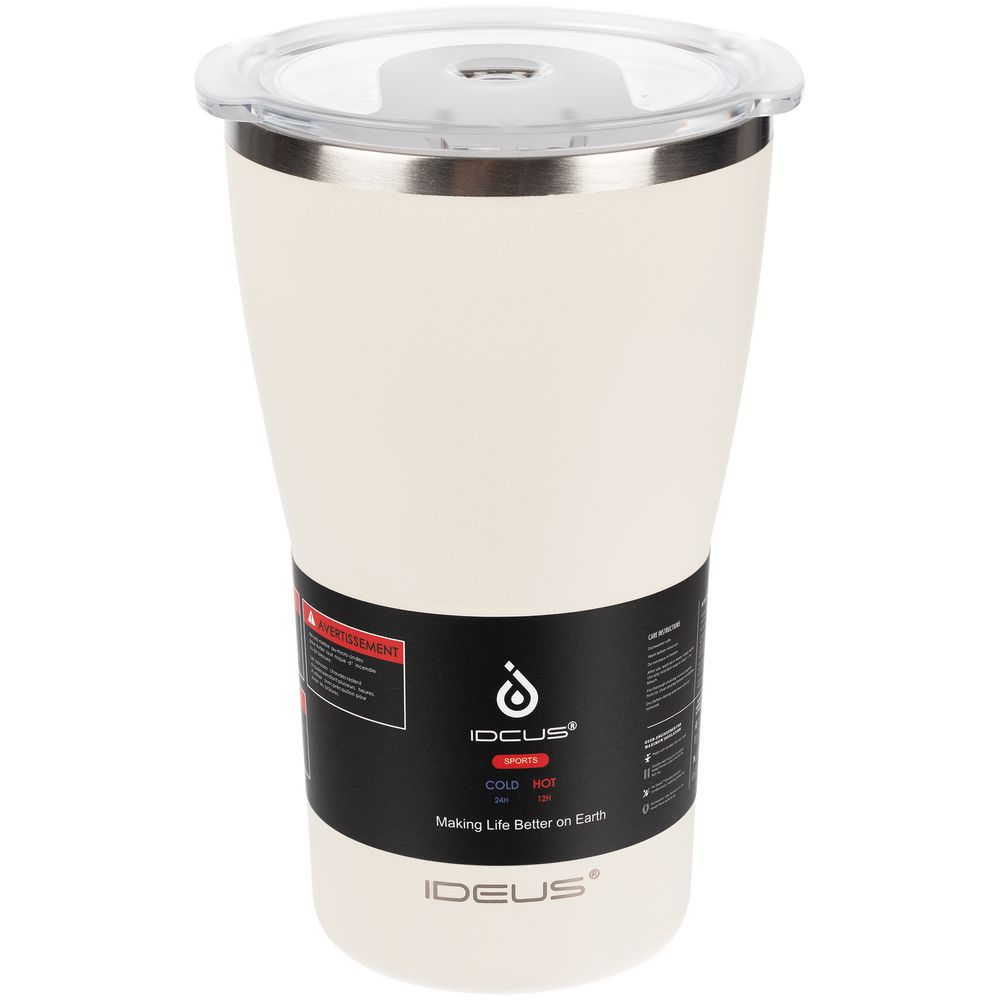 Термостакан Sapporo, белый (молочный) — изображение 9