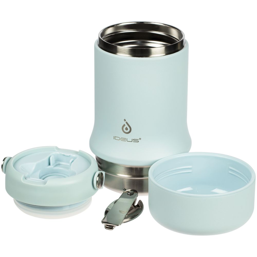 Термос для еды Tabenodo, голубой — изображение 9