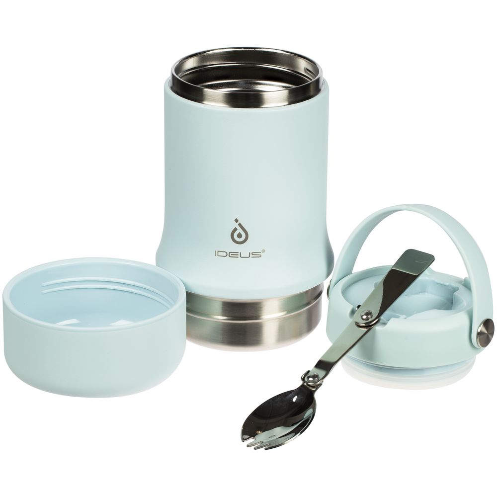 Термос для еды Tabenodo, голубой — изображение 10