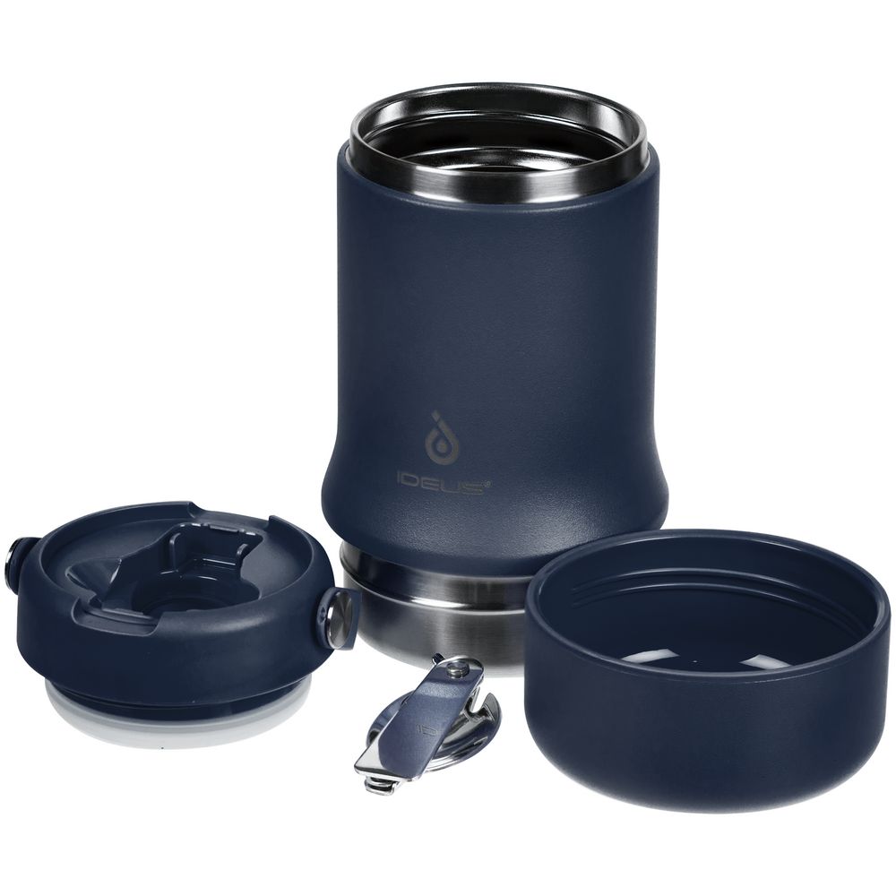 Термос для еды Tabenodo, темно-синий — изображение 6