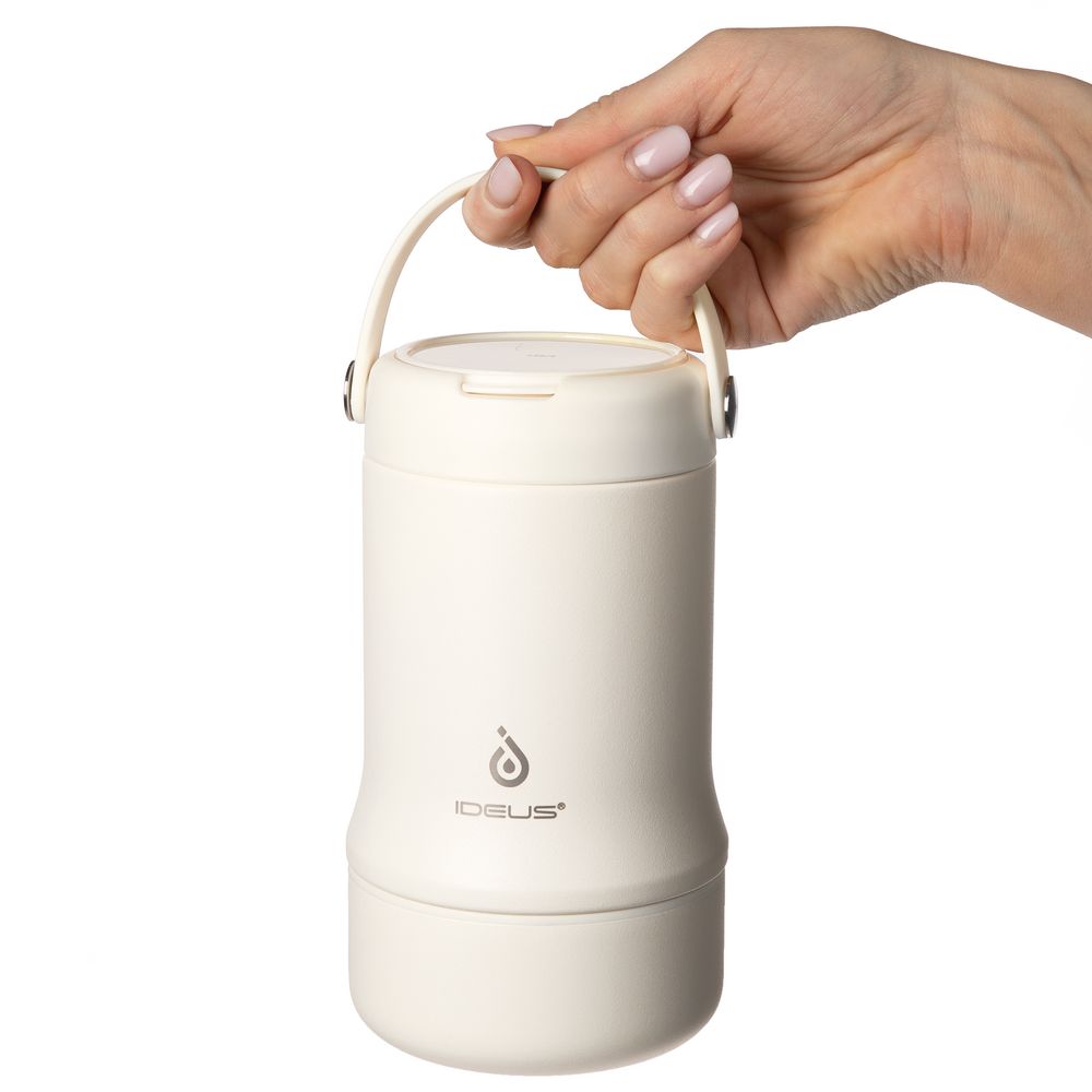 Термос для еды Tabenodo, белый (молочный) — изображение 11