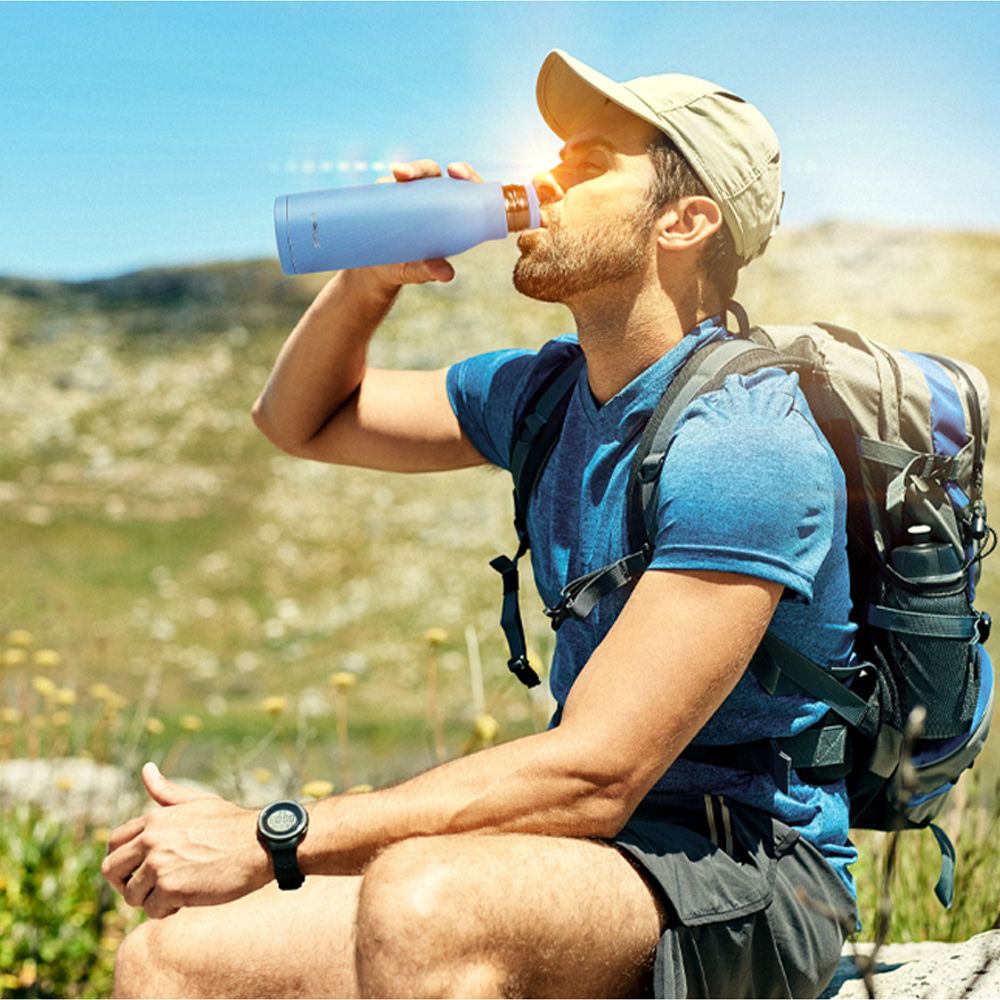 Термобутылка Tabenodo, голубая — изображение 7