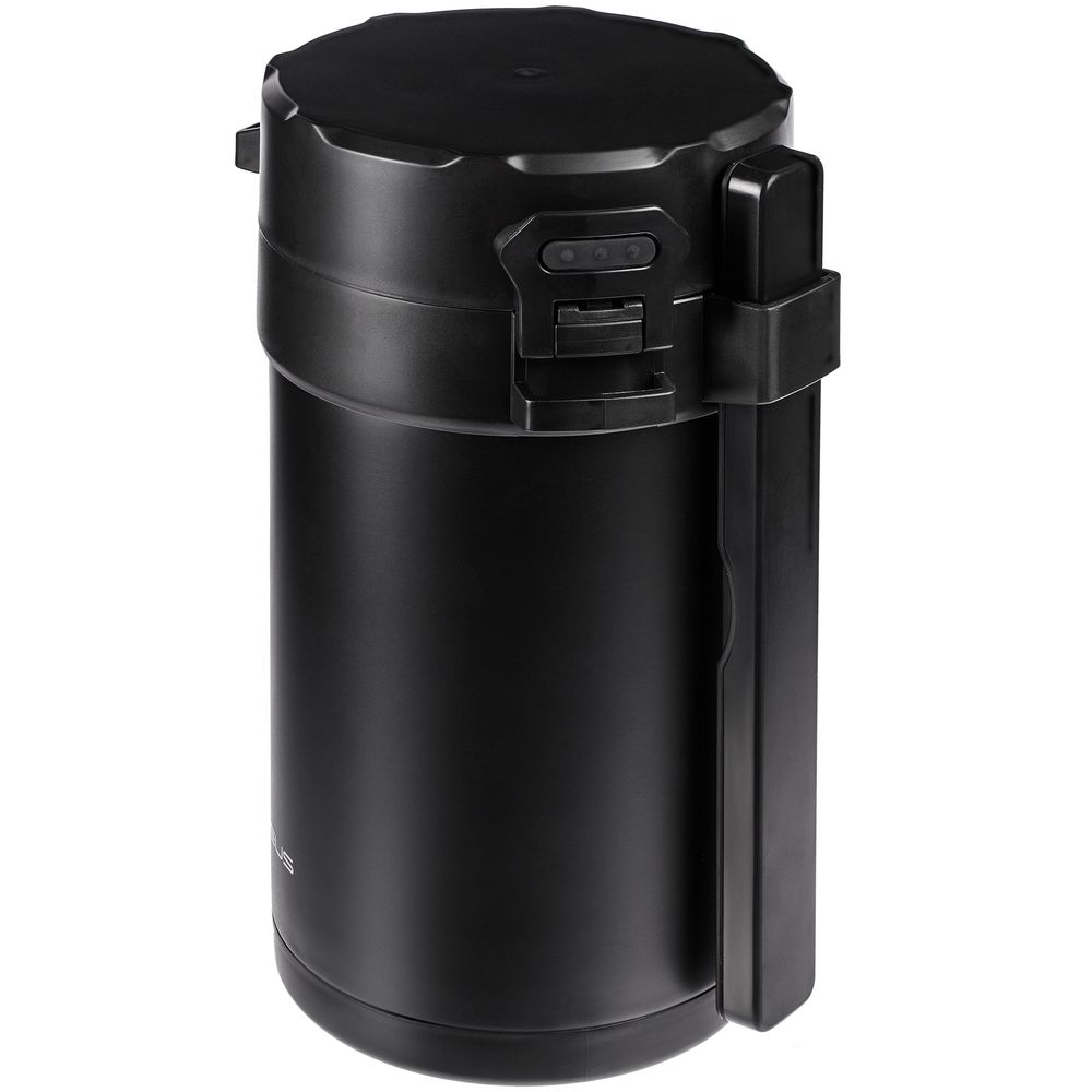 Термос для еды Jiayi в термочехле, черный — изображение 3