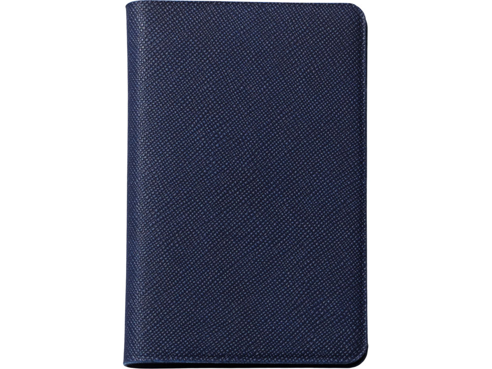 Футляр-книжка на 4-е карты с RFID Favor, темно-синий — изображение 2