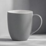 Кружка с покрытием soft-touch C1, серый