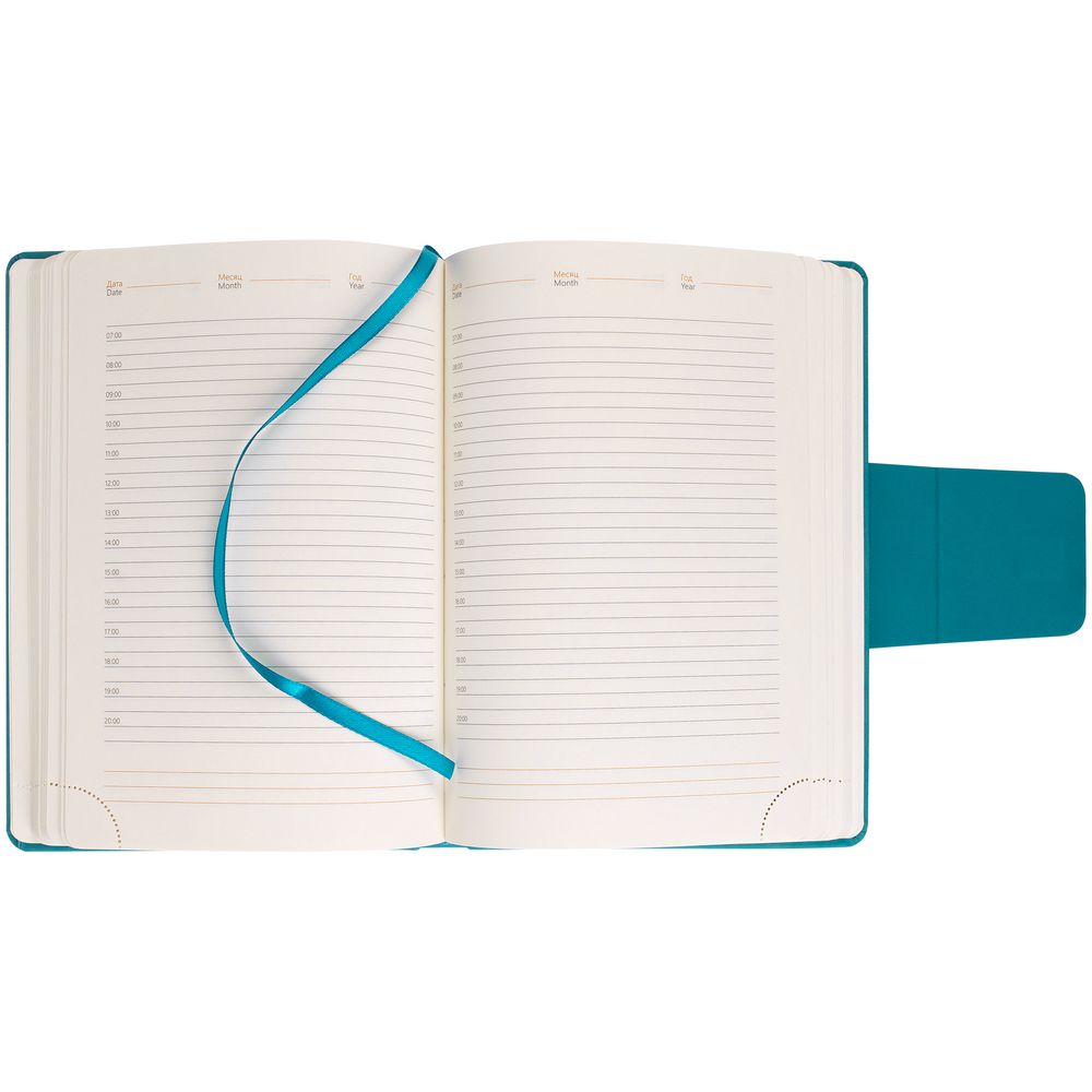 Ежедневник Capital, недатированный, бирюзовый — изображение 5