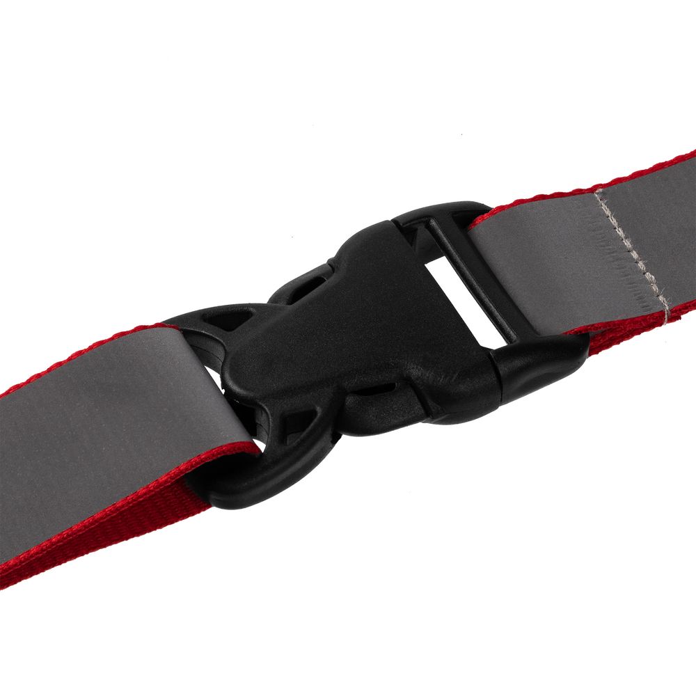 Лента светоотражающая Interlevel, красная с серым — изображение 5