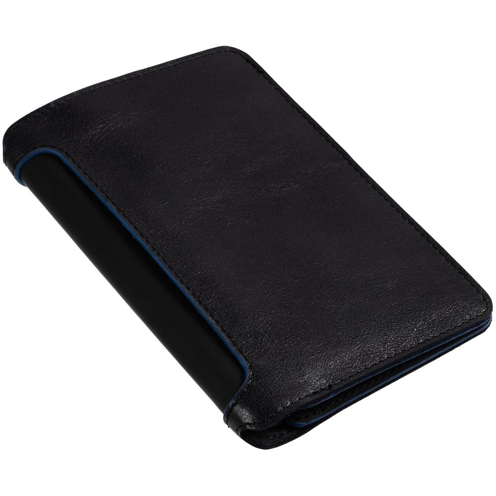 Автобумажник Arrival, черный с синим — изображение 2