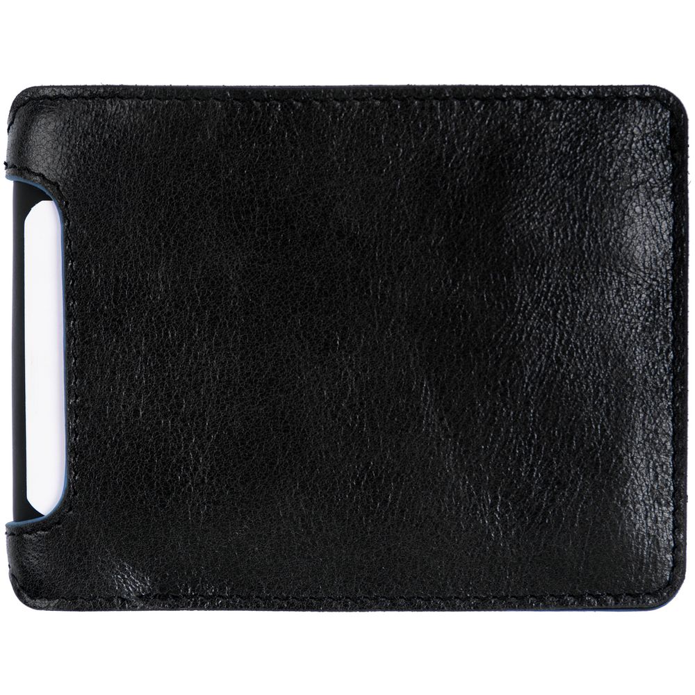 Портмоне Arrival, черное с синим — изображение 7