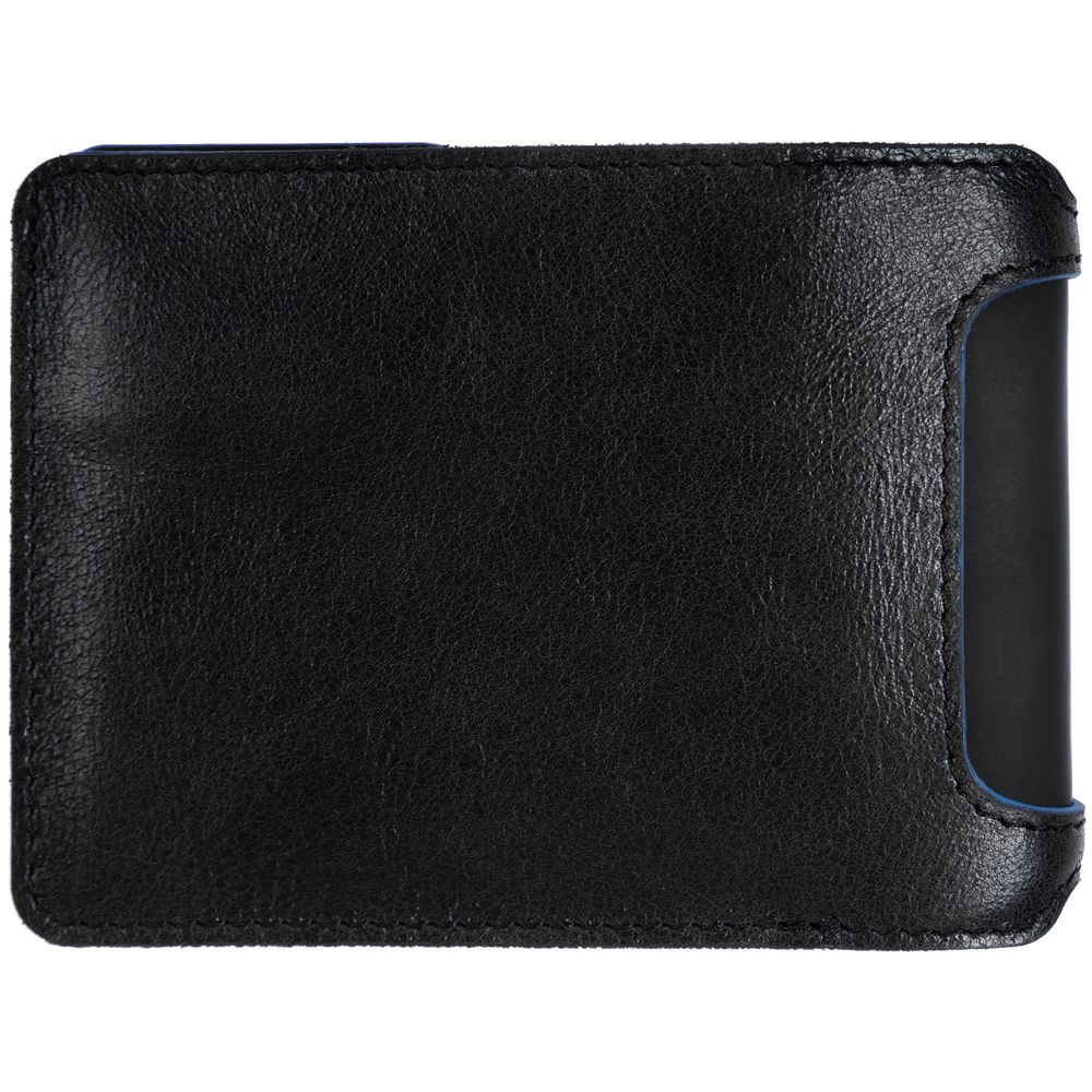 Портмоне Arrival, черное с синим — изображение 4