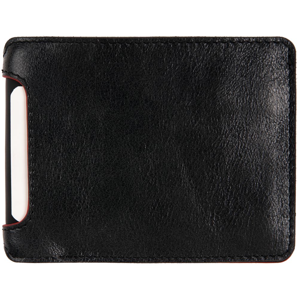 Портмоне Arrival, черное с красным — изображение 7