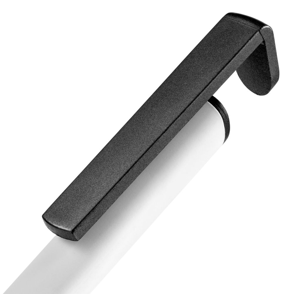 Ручка шариковая Standic с подставкой для телефона, белая — изображение 5