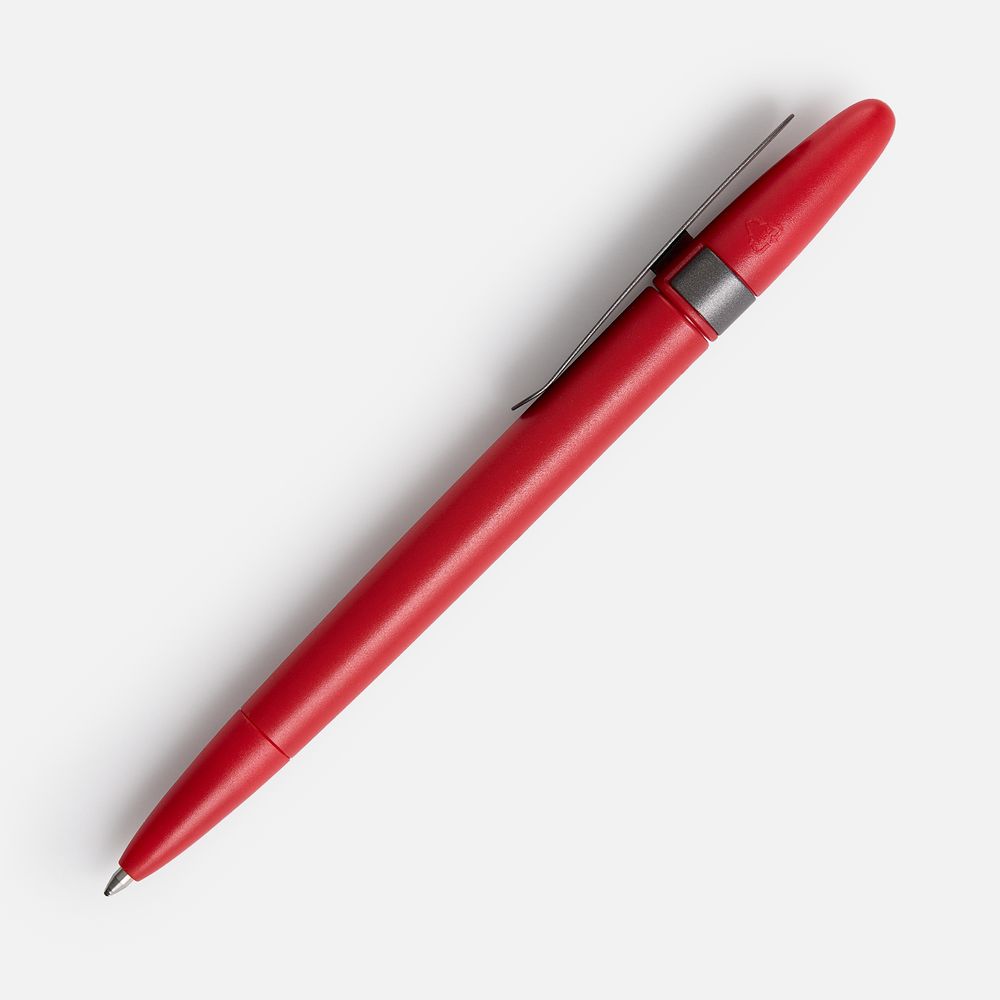 Ручка шариковая Prodir DS5 TSM Metal Clip, красная с серым — изображение 2