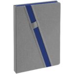 Ежедневник Rubikon на заказ, недатированный серо-синий