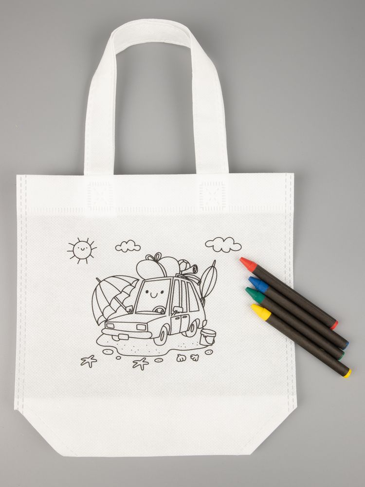 Сумка для раскрашивания Create, белая — изображение 4