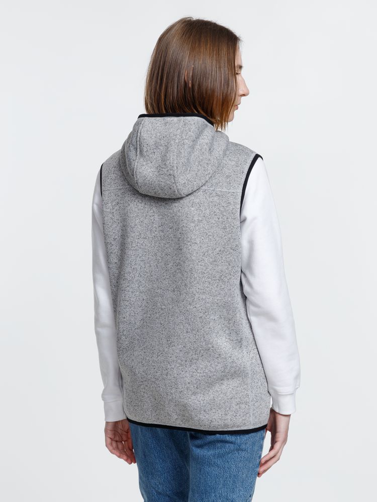 Жилет с капюшоном унисекс Gotland, серый — изображение 15