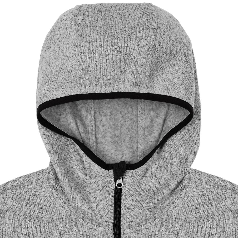 Жилет с капюшоном унисекс Gotland, серый — изображение 3