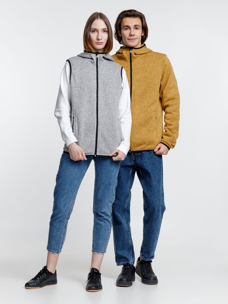 Жилет с капюшоном унисекс Gotland, серый — изображение 17