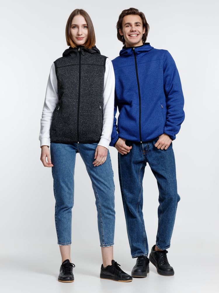 Жилет с капюшоном унисекс Gotland, черный — изображение 12