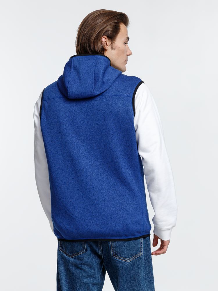Жилет с капюшоном унисекс Gotland, синий — изображение 8