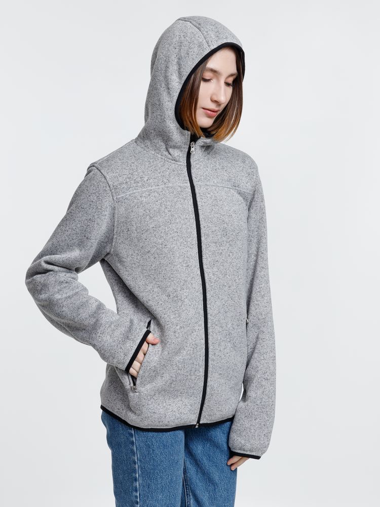 Куртка с капюшоном унисекс Gotland, серая — изображение 14