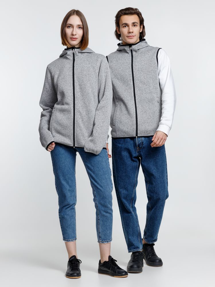 Куртка с капюшоном унисекс Gotland, серая — изображение 17