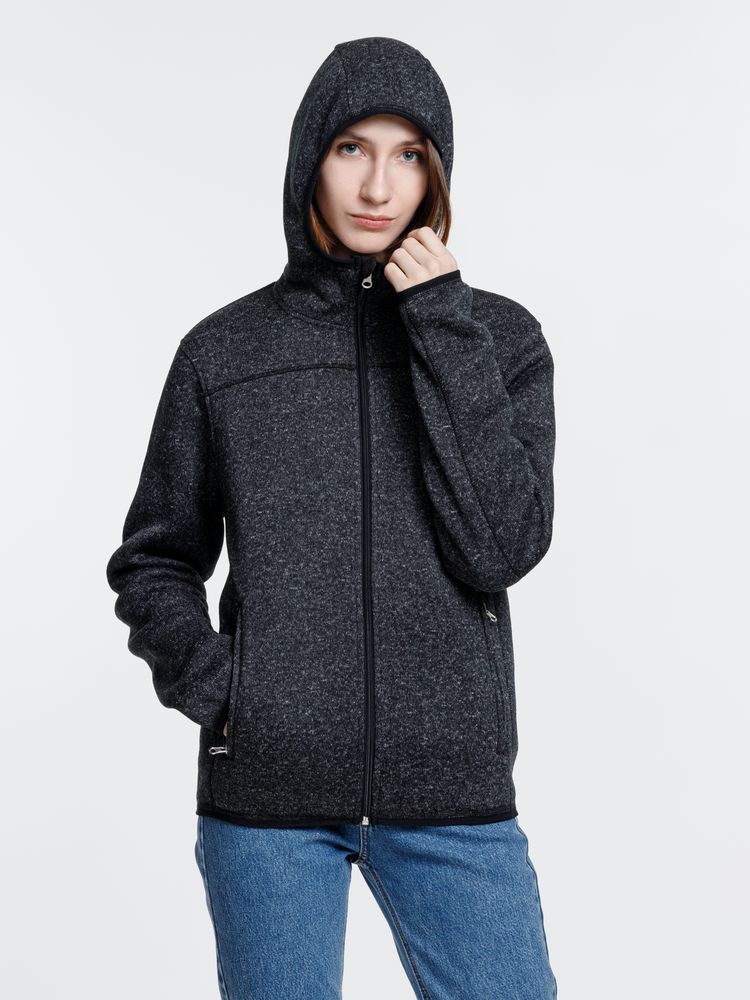 Куртка с капюшоном унисекс Gotland, черная — изображение 10