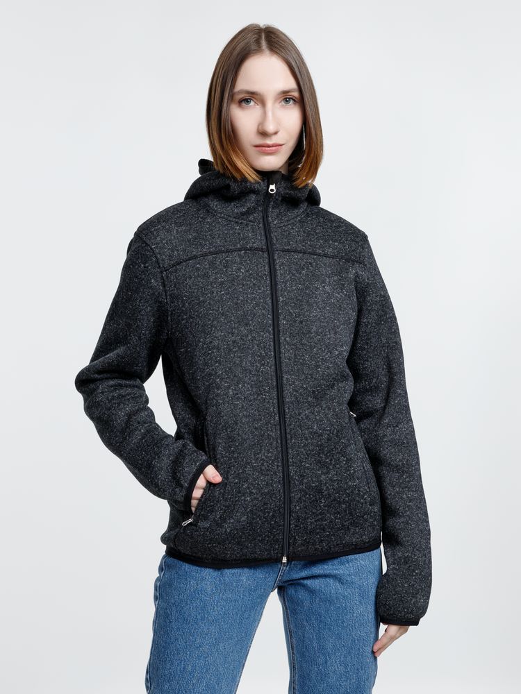 Куртка с капюшоном унисекс Gotland, черная — изображение 8