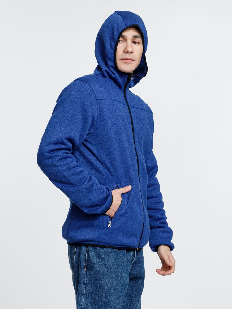 Куртка с капюшоном унисекс Gotland, синяя — изображение 10