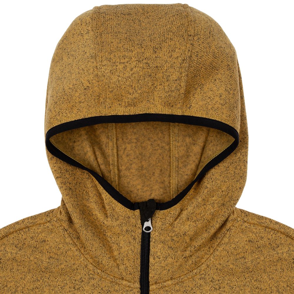 Куртка с капюшоном унисекс Gotland, горчичная — изображение 3