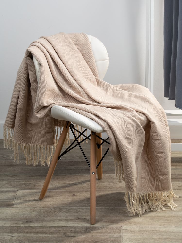 Плед «Сенеж», бежевый — изображение 2