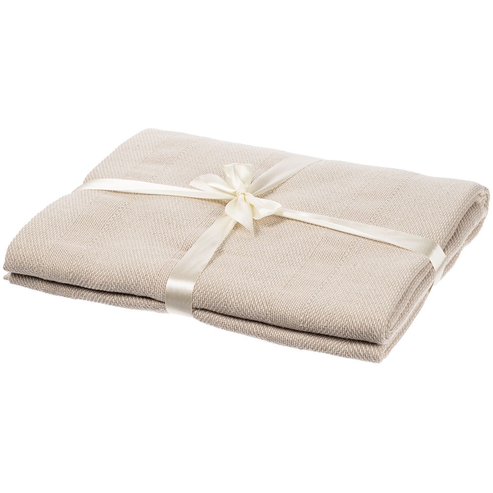 Плед «Сенеж», бежевый — изображение 3