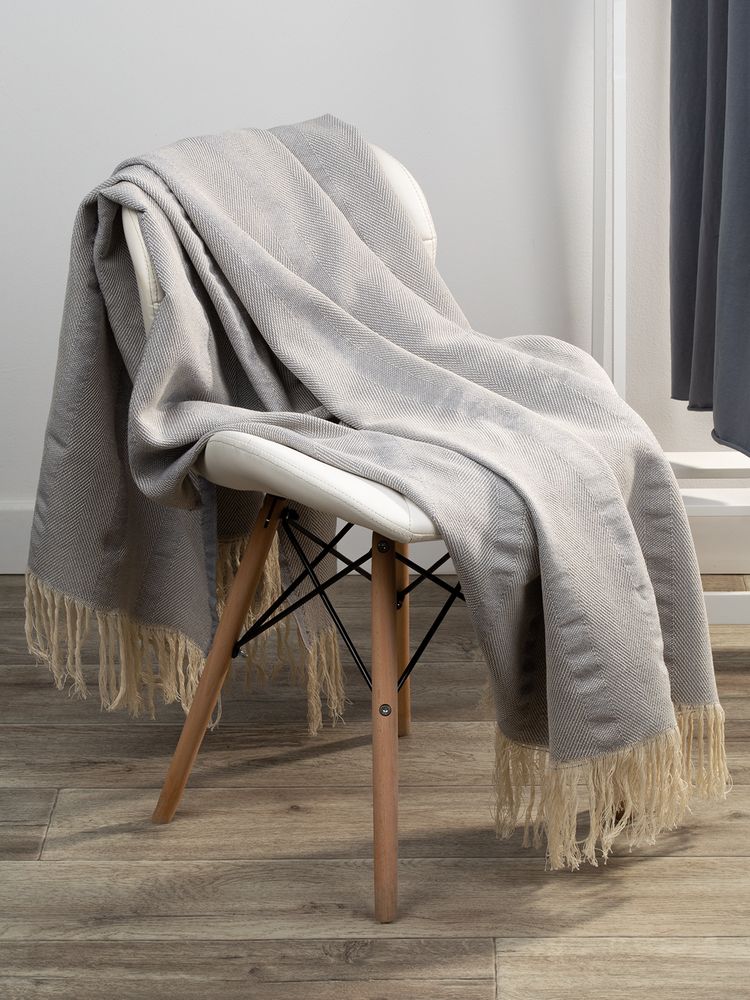 Плед «Сенеж», серый — изображение 2