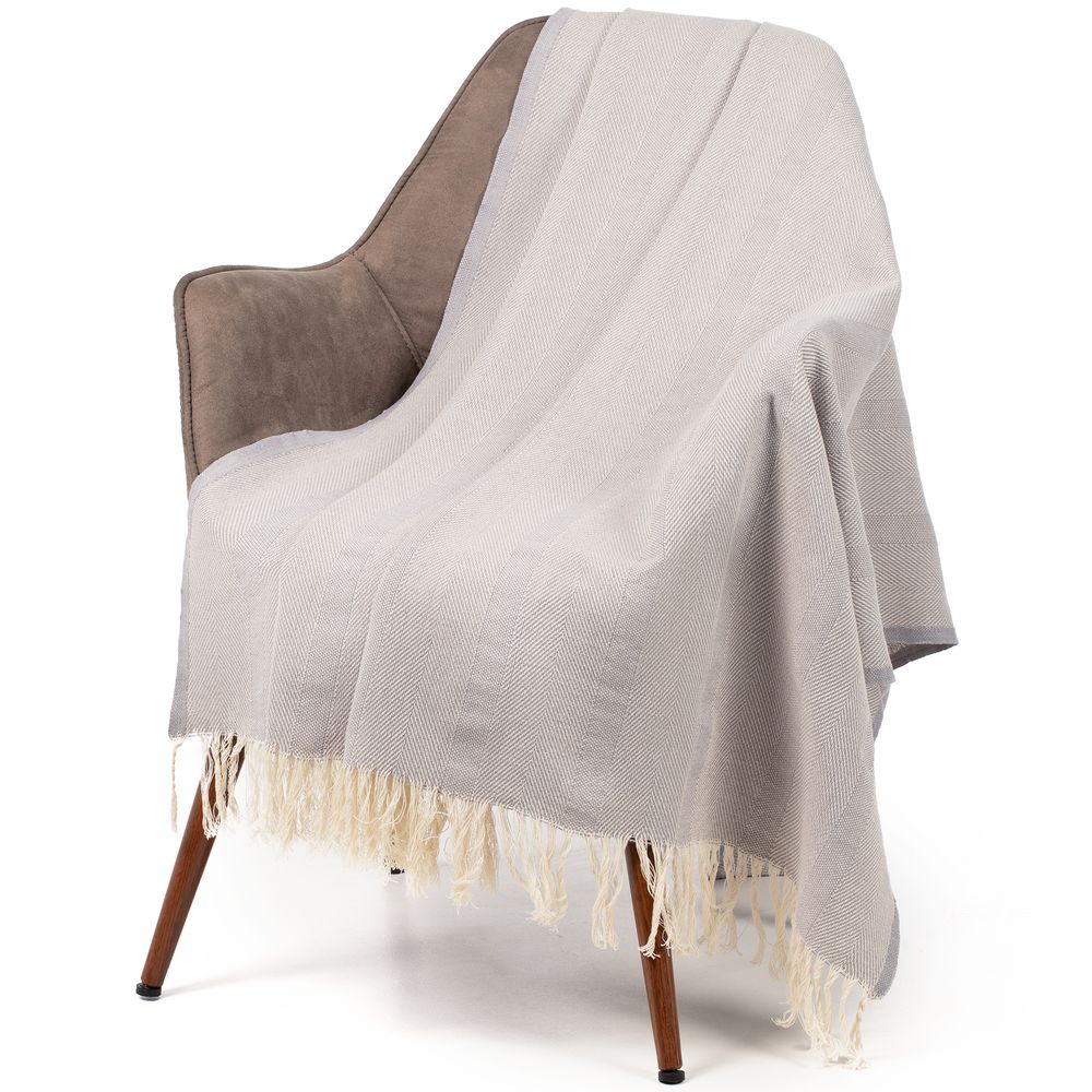 Плед «Сенеж», серый — изображение 2