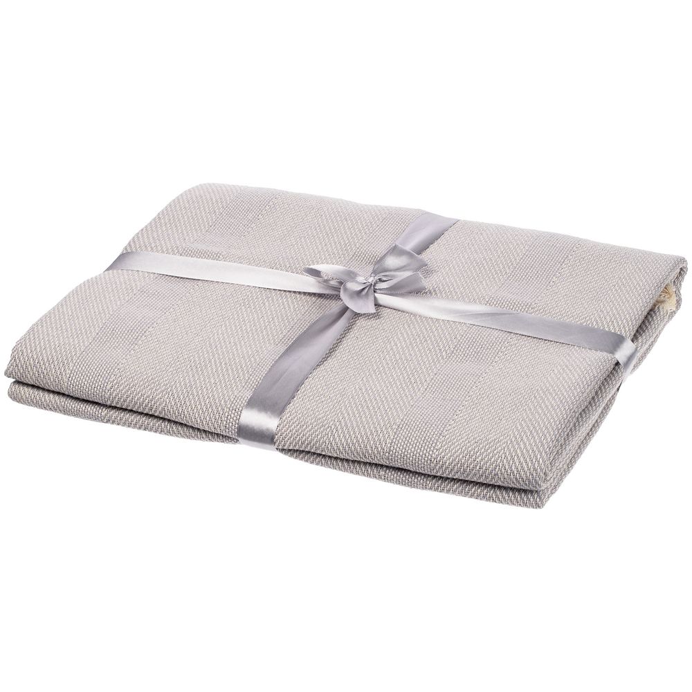 Плед «Сенеж», серый — изображение 3