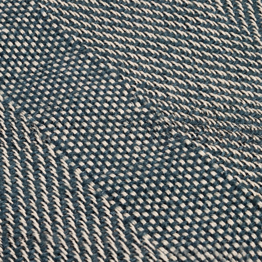 Плед «Сенеж», серо-синий — изображение 4